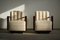Swedish Art Deco Curved Lounge Chairs, 1940s, Set of 2, Image 20