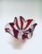 Mid-Century Murano Latticino Handkerchief Bowl in Art Glass from Venini, Italy, 1950s 8