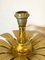 Brass Palm Table Lamp, 1970s 7