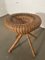 French Wicker Stool Footrest, 1960s, Image 3