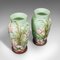 Antike dekorative viktorianische Vasen aus Opalglas, 1900er, 2er Set 7