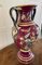 Large Staffordshire Porcelain Twin Handled Vase 3