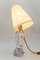 Lámpara de mesa Daum francesa de cristal, años 60, Imagen 7
