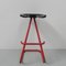Vintage Steel Bar Stool with Tractor Seat, Image 10