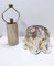 Postmoderne Tischlampe aus Muranoglas & Travertin Marmor von La Murrina, Italien 3