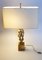 Golden Bronze Table Lamp by Papineau, 1970s 3