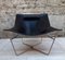 Leather & Steel Armchair by David Weeks for Habitat, 1990 2