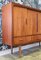 Danish Highboard in Teak with Bar Cabinets and Sliding Doors 8