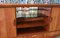 Danish Highboard in Teak with Bar Cabinets and Sliding Doors 11
