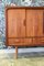 Credenza alta in teak con mobile bar e ante scorrevoli, Danimarca, Immagine 15