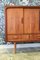 Danish Highboard in Teak with Bar Cabinets and Sliding Doors 15