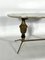 Vintage Brass and Marble Coffee Table, Italy, 1950s, Image 14