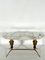 Vintage Brass and Marble Coffee Table, Italy, 1950s 11