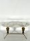 Vintage Brass and Marble Coffee Table, Italy, 1950s, Image 11