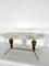 Vintage Brass and Marble Coffee Table, Italy, 1950s 8