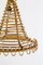 Mid-Century Italian Rattan Pendant, Image 5