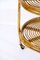 Mid-Century Italian Bamboo and Rattan Round Bar Cart, 1960s, Image 6