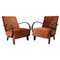 Armchairs by Jindrich Halabala, Czechoslovakia, 1950s, Set of 2 1