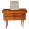 Teak Chest of Drawers with Mirror, Denmark, 1960s 1