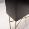 Black & Brass Lacquered Wood Cocktail Cabinet from Bontempi Casa 5