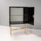Black & Brass Lacquered Wood Cocktail Cabinet from Bontempi Casa 3