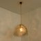 Clear Glass and Brass Pendant Light in the Style of Kalmar, 1970s 10