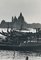 Gondolas and Skyline, Italy, 1950s, Black & White Photograph 2