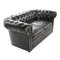 Black Chesterfield Sofa, Image 2