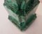 Art Deco French Porcelain Antinéa Statue with Malachite Style Base, 1968 6