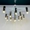 Chromed Metal Chandelier with 13 Light Sources by Gaetano Sciolari 5