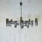 Chromed Metal Chandelier with 13 Light Sources by Gaetano Sciolari 7