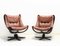 Danish Falcon Type Swivel Chairs from Skippers Møbler, 1970s 2