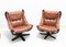 Danish Falcon Type Swivel Chairs from Skippers Møbler, 1970s 3