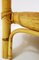 Mid-Century Modern Bamboo & Cane Side Table Bar, Image 2