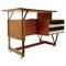 Small Italian Wooden Writing Desk by Ico Parisi, 1960s 1