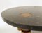 Blue Stone Top Round Coffee Table with Wooden Legs, Image 6