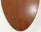 Mid-Century Italian Teak Oval Coffee Table, Image 9