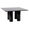 Mesa de comedor The Colonnade de mármol negro de Mario Bellini para Cassina, Imagen 1