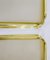 Gold ‘Isocèle’ Nesting Tables by Max Sauze for Atrow, 1970s, Set of 3 9