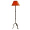 Wrought Iron Floor Lamp by Atelier Marolles, Image 1