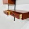 Console Murale Suspendue en Bois, Italie, 1960s 11