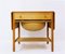 Teak & Oak At-33 Sewing Table by Hans J. Wegner for Andreas Tuck, 1950s, Image 2