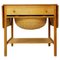 Teak & Oak At-33 Sewing Table by Hans J. Wegner for Andreas Tuck, 1950s, Image 1