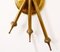 French 3 Cones Wall Light, 1950s 6