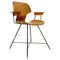 Mid-Century Modern Italian Plywood Armchair, Image 1