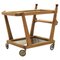 French Light Oak Trolley by Guillerme and Chambron, 1960s, Image 1