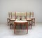 Vintage Scandinavian Solid Teak Chairs, Set of 6, Image 5