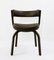 Schwarzer 404 Stuhl aus Holz & Leder von Thonet 6