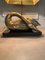 Solid Brass Table Lamp with Swan Motif 2