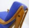 Scandinavian Blue Armchairs, 1960s, Set of 2, Image 5